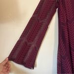Pink Blush NEW Women’s Elegant Maroon Long Sleeve Dress Sz Medium Photo 3