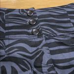 H&M Vintage  High-Waisted Pencil Skirt with Button Front, Sz 6 Black Light purple Photo 3