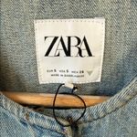ZARA NWOT TRF Denim Dress Long Sleeves Blue Photo 8