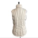 Woolrich Cream Lined Puffer Vest Quilted Outdoor Lined Women's Size Small S Photo 3