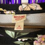 Floral Mossimo Supply Crop Crewneck Black Size M Photo 3