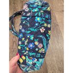 Vera Bradley Iconic Tote Bag Moonlight Garden Navy Blue Purse Zip Top Shoulder Photo 1
