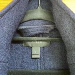 J.Crew Women’s Navy Blue 100% Wool Two Buttons Sleeveless Peacoat Size 6 Photo 5