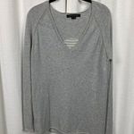 Skull Cashmere Gray Cashmere Blend Skull Print Sweater Sz.S Photo 0