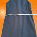 Eileen Fisher  Asymmetrical Neckline Sheath Dress Silk Lined Black Size‎ 6 Photo 8