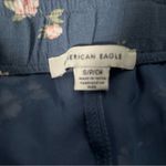 American Eagle  Floral Mini Skirt in Blue with white floral Size Small Photo 3