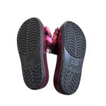 Crocs  CB Pink Black Fuzzy Platform So Luxe Slide sandal Summer Women’s size 9 Photo 9