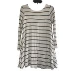 Lulus ✨Lulu’s Swing Along Black and Ivory Striped Long Sleeve Dress✨ Photo 5