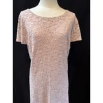 Women’s Aleani Pale Pink Floral Pattern Cap Sleeve Dress Sz 22W Photo 1