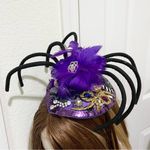 Customized Embellished Spider Fascinator Hat Halloween Costume Hat Photo 10