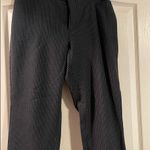 Banana Republic Women’s  Navy pinstriped pants. Size 12S. Like new. Photo 0