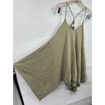 Lovestitch  Handkerchief Dress Women Medium Green Granolagirl Beach Western Indie Photo 6