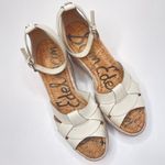 Sam Edelman | Modern Ivory Boho Woven Leather Wedges Marietta Photo 7