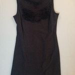 Adrienne Vittadini  Dress Ladies Sz 4 Charcoal Grey Photo 0