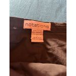 Notations  Womens Size Large Black Bell Shaped Skirt 100% Cotton Photo 5
