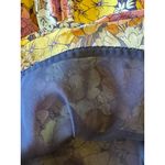 Anthropologie ‎ Leifnotes Skirt Women 4 Yellow Purple Floral A Line Mini Bohemian Photo 7