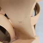 Shoes of Prey Womens Shoes Size 7.5 Nude Peach Strappy Open Toe Heel Sandals Tan Photo 8