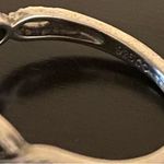 Vintage Sterling Silver 925 Square Double Halo Diamond Cluster Ring | Size 6.5 Photo 4