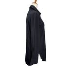 Finley Black Kaylynn Easy Button Front Tunic Shirt Photo 6