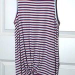 cupio  Striped Tie Tank Top Small Photo 0