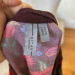 Blank London Anthropologie Burgundy Floral Button Front Shirt Dress Red Size undefined Photo 4