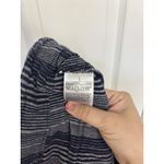 Gap  Linen Blend Navy Striped Cropped Pants Size Large Casual Coastal Boho Travel Photo 8