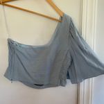 ZARA  One-Shoulder Crop Top Photo 1