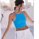 Free People Movement FP Movement Tighten Up Cutout Tank NWOT Blue River XL Photo 3