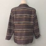 draper's & damon's  Metallic Woven Jacket Blazer 9PE Photo 4