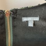 Charlotte Russe Green Sequin Midriff Crop Top V-Neck / Size Small Photo 2