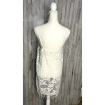 Aerie ‎ Women's Medium Ivory Lace Hi-Low Swimsuit Coverup Dress Photo 2