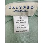 Calypso St. Barth Cashmere Modal Green Ombre Wrap Scarf Coastal Boho NWOT Photo 2