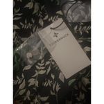 Tuckernuck Verdant Iris Royal Shirt Dress Size S NWT Cotton Floral Pockets Black Photo 7