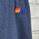 Aviator Nation  Women’s Collaboration WeWork “we” Printed Sweatpants Navy Blue M Photo 2