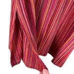 Roaman’s Cotton Linen Blend Striped Multicolor Dress Photo 4