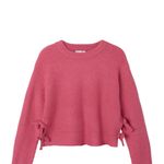 French Connection NWT Women's Side Drawstring Tie Sweater XL In Color ROSEKISS Photo 4