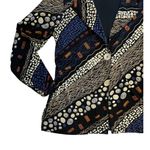 Citiknits M Jacket Cardigan Sweater Top Blazer Traveler Stretch Knit Jersey Black Size M Photo 2