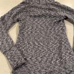 Athleta  XXS Gray Space Dye Cowl Neck Thumbhole Long Sleeve‎ Top Tunic Photo 1