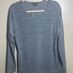 Exofficio Gray Striped Long Sleeved Top | Small Photo 0