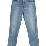Levi's Wedgie Icon Slim Straight Crop Classic High Rise Distressed Jean 26 Blue Photo 12