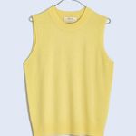 Madewell (re)sponsible cashmere crewneck sweater vest no055 women xxsmall yellow Photo 0