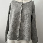 Sézane Sezane Paris Gaspard Sweater S Mohair Baby Alpaca Mix Grey Quiet Luxury Minimal Photo 0