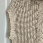 VERO MODA AWARE by Womans Cowl Neck Sweater Vest Size S Beige Photo 2