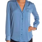 Equipment  Femme Keira Satin Button Down Top Size Medium Photo 0