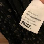 Anthropologie Paige Vanette Polka-Dot Printed Cropped Jumpsuit Black Small Photo 4