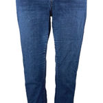 Ann Taylor LOFT The Curvy Women's Blue High Rise Cropped Skinny Denim Jeans 31 Photo 0