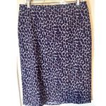 Talbots Leopard Print Pencil Skirt sz 6 Knee Length High Waist Lined Classic Photo 0