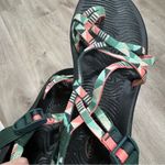 Chacos Chaco Women’s Ecotread Dual Strap Sandals 7 Green Pink Outdoor Hiking Summer Photo 5