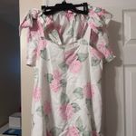 Flowery Tank Pajama Shorts Set Pink Size XL Photo 1