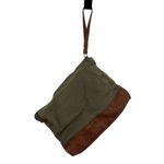 American Eagle  Outfitters Zipper Clutch Purse Cosmetic‎ Bag Army Green Photo 2